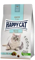 Sucha karma dla kotów - HappyCat Sensitive Skin & Coat, sucha karma, dla dorosłych kotów, dla zdrowej skóry i sierści, - miniaturka - grafika 1