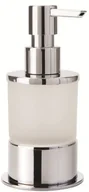 Mydelniczki i dozowniki mydła - Bemeta OMEGA dozownik szklany z chromowaną podstawką 200 ml 138109161 138109161 - miniaturka - grafika 1