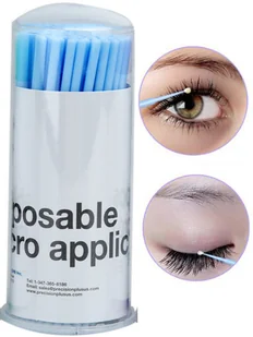 Profesjonalne Aplikatory do rzęs Niebieskie 100szt - Sztuczne rzęsy i akcesoria - miniaturka - grafika 4
