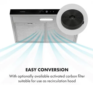 Klarstein Contempo Neo 60 Inox - Okapy kuchenne - miniaturka - grafika 3