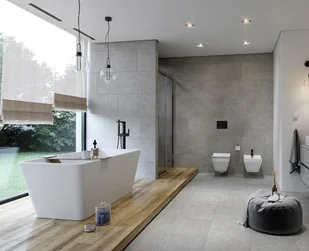 Cersanit Wanna wolnostojąca prostokątna Crea S301-299 S301-299 - Wanny - miniaturka - grafika 4