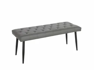 Beliani Zestaw mebli do sypialni ekoskóra 180 x 200 cm szary ESSONNE - Łóżka - miniaturka - grafika 8