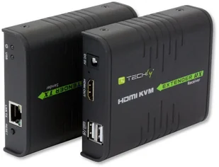 TECHLY TECHLY Extender HDMI + USB po skrętce Cat.5/5e/6 120m 028214 - Pozostałe akcesoria sieciowe - miniaturka - grafika 10