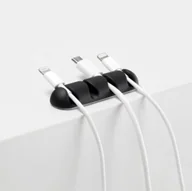 Maskownice do kabli - BlueLounge CableDrop multi uchwyt na 4 kable 2 szt. czarny CDMU-BL - miniaturka - grafika 1