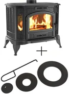 Piece wolnostojące - Ekoprojekt 300 Piec wolnostojący koza 10W K9 z wylotem spalin fi 130 z fajerką i z pogrzebaczem spełnia anty-smogowy 30076622 - miniaturka - grafika 1