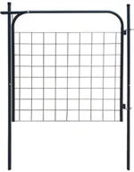 Ogrodzenia - Bramka ogrodzeniowa 100x100 cm, antracyt - miniaturka - grafika 1