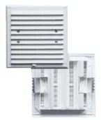 Kratki wentylacyjne - Parkanex Wentylacyjna Z Żaluzją 175*175MM Biała - miniaturka - grafika 1