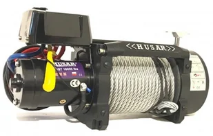 519 Husar 51971673 Wyciągarka Husar z liną stalową 24V uźwig 18000lbs 8165 kg długość liny 25,5m) 71673-uniw - Wciągarki - miniaturka - grafika 2