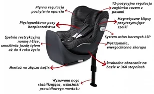 Gb VAYA I-SIZE 0-18kg ISOFIX SATIN BLACK - Foteliki samochodowe - miniaturka - grafika 12