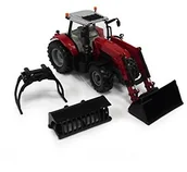 Samochody i pojazdy dla dzieci - Tomy britains 43082 Massey Ferguson 6616 Traktor mit od przodu (model 1: 32) - miniaturka - grafika 1