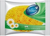 Rękawice i gąbki do kąpieli - Delko Delikato gąbka relaksująca do ciała SPA 1szt - miniaturka - grafika 1