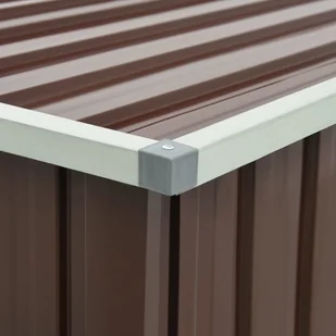 vidaXL Skrzynia ogrodowa do przechowywania, brązowa, 171x99x93 cm vidaXL - Skrzynie ogrodowe - miniaturka - grafika 2