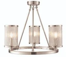 Endon Sufitowa LAMPA industrialna EASTON 76261 Endon metalowa OPRAWA plafon tuby dekoracyjne nikiel przezroczyste 76261 - Lampy stojące - miniaturka - grafika 3