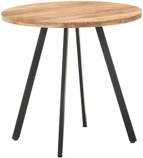 vidaXL Stół jadalniany, 80 cm, lite drewno akacjowe 320485 - Stoły - miniaturka - grafika 7