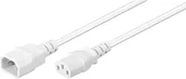 Kable komputerowe i do monitorów - Pro Pro Power cable C14 - C13 - White - 2m 4040849975844 - miniaturka - grafika 1