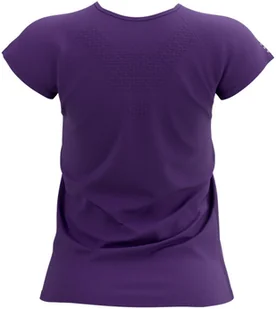 Compressport Koszulka biegowa damska z krótkim rękawem TRAINING T-SHIRT fioletowa - Bielizna sportowa damska - miniaturka - grafika 5