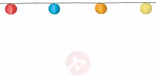 Best Season Kolorowy łańcuch świetlny LED z 10 lampionami - Lampy ogrodowe - miniaturka - grafika 2