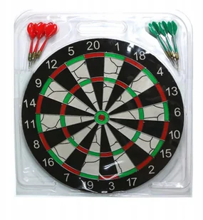 Tarcza Dart gra lotki 6szt rzutki Darts Dwustronna - Dart - miniaturka - grafika 3