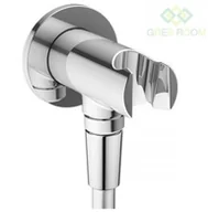 Akcesoria łazienkowe - Oltens Oltens Hvita przyłącze kątowe z uchwytem okrągłe chrom 39304100 - miniaturka - grafika 1