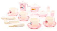 Zabawki AGD - Polesie 80202 Zestaw naczyń Gosposia na 4 osób 28el w siatce - miniaturka - grafika 1