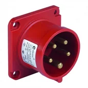 Inne akcesoria elektryczne - Ospel TP Electric Wtyczka tablicowe prosta 5P 16A 400V 70x70 0067 3105-319-1670 - miniaturka - grafika 1