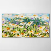 Obrazy i zdjęcia - PL Coloray Obraz na Szkle Abstrakcja Kwiaty Natura 140x70cm - miniaturka - grafika 1