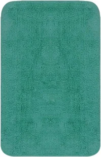 vidaXL 3-częściowy zestaw mat łazienkowych, tkanina, turkus - Dywaniki łazienkowe - miniaturka - grafika 3
