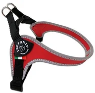 Szelki dla psów - Treponti Tre Ponti fibbia uprząż dla psa dla małych psów, z regulowanym pasem na brzuch, 1,5 cm, czerwony - miniaturka - grafika 1