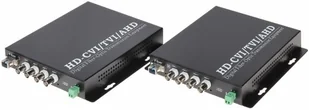 Światłowodowy konwerter wideo OVH-4D/SC 4x VIDEO + RS-485 KOMPLET TXRX OVH-4D/SC - Konwertery sieciowe i transceivery - miniaturka - grafika 2