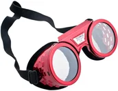 Akcesoria spawalnicze - Pirotec Pirotec Okulary ochronne regulowane z szybką z poliwęglanu - miniaturka - grafika 1