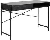 Biurka - Actona Biurko Angus czarne - miniaturka - grafika 1