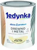 Farby zewnętrzne - Jedynka D&p- farba, satynowa, kremowa, 0.7l - miniaturka - grafika 1