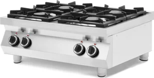 Hendi Kuchnia gazowa 4-palnikowa Kitchen Line, stołowa | NEW 227381 - Piece, kotły  i płyty grzejne gastronomiczne - miniaturka - grafika 2