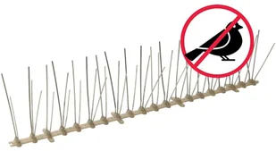 VidaXL Lumarko Kolce przeciw ptakom, 5 rzędów, plastikowe, 6 szt., 3 m! 149128 VidaXL - Zwalczanie i odstraszanie szkodników - miniaturka - grafika 6