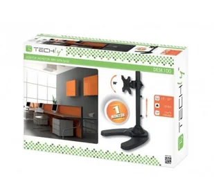Techly Uchwyt biurkowy LCD/LED Techly 13-27" czarny AKTCAVT00190 - Inne akcesoria audio-wideo - miniaturka - grafika 4
