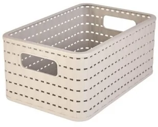 Rotho Koszyk do przechowywania 6 L COUNTRY A5 cappuccino 1115207422 - Pojemniki biurowe - miniaturka - grafika 2