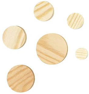 WOLFCRAFT Płytki stożkowe do sęków fi 15 mm 50 szt. - Kołki - miniaturka - grafika 2