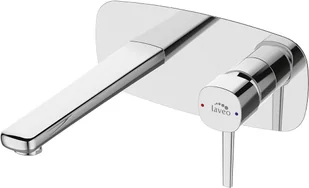 Laveo Bateria umywalkowa podtynkowa chrom POLLA Laveo BAP 022P - Baterie podtynkowe - miniaturka - grafika 2