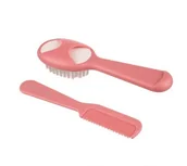 Szczotki do włosów dla dzieci - Canpol Babies Babies Szczotka i grzebień dla niemowląt Róż - miniaturka - grafika 1
