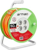 Listwy zasilające - Armac Przedłużacz bębnowy 50M 4X2P+Z 16A 3680W 3x1.5MM H05vv-F - miniaturka - grafika 1