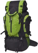Plecaki - vidaXL vidaXL Plecak turystyczny XXL 75 L, czarno-zielony - miniaturka - grafika 1