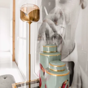 KARE Golden Goblet Ball lampa podłogowa złota - Lampy stojące - miniaturka - grafika 3