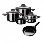 Zestawy garnków i patelni - Silit Modesto Line Black 5cz. - zestaw garnków + patelnia 28, Silargan 2109303978.28 - miniaturka - grafika 1