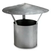 Akcesoria grzewcze - TROTEC Rura spalinowa, daszek, 200 mm - miniaturka - grafika 1