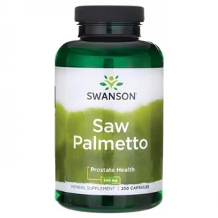 SWANSON Saw Palmetto 540mg - (250 kap) - Witaminy i minerały dla sportowców - miniaturka - grafika 3
