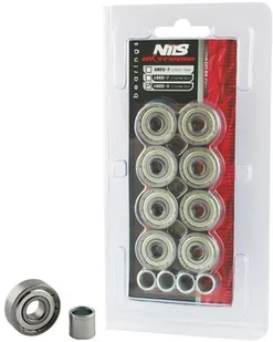 Nils EXTREME EXTREME Łożyska EXTREME ABEC-9 Chrome 8 sztuk) - Akcesoria do skatingu - miniaturka - grafika 3