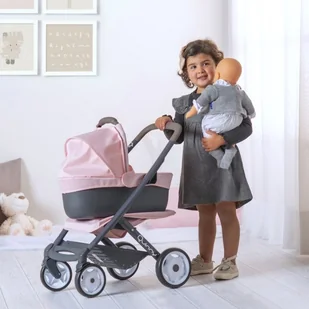 Smoby Lumarko Wózek Dla Lalek Maxi Cosi Quinny 3w1 Wózek Głęboki Gondola Spacerówka! 253117 Lek - Wózki dla lalek - miniaturka - grafika 7