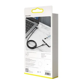 Baseus Kabel USB  Baseus Kątowy Kabel Usb Typ C Usb Typ C Vooc Quick Charge Power Delivery 100 W 5 A 1,5 M Usb 3.2 Gen 2 4K@60 Hz Czarny Catpn-01 CATPN-01 - Kable komputerowe i do monitorów - miniaturka - grafika 9