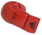 Pozostałe akcesoria do sportów walki - Adidas mitenka karate-czerwony XL 661.22DRXL - miniaturka - grafika 1