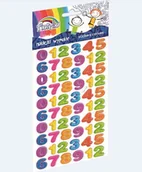 Artykuły biurowe - Fiorello Naklejki wypukłe cyferki GR-NP138 FIORELLO - miniaturka - grafika 1